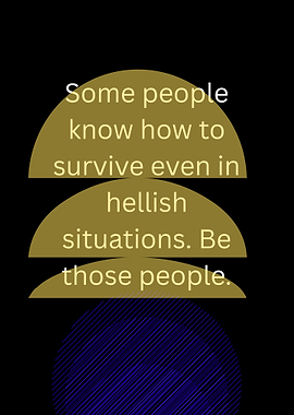 Inspirational Quote on Survival