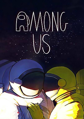 Among Us Crewmates in Space