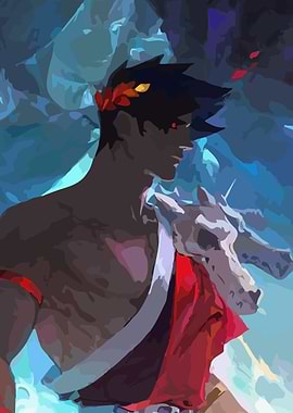 Zagreus Hades Game Character Portrait