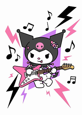 Kuromi Rocking Out