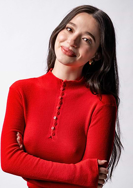 mikey madison in Red Top Portrait