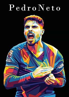 Pedro Neto Colorful Pop Art Portrait