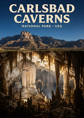 Carlsbad Caverns National Park Poster