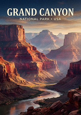 Grand Canyon National Park Poster
