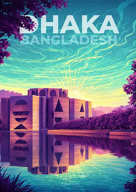 Dhaka, Bangladesh: Modern Architecture Reflection