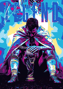 Lionel Messi: World Cup Legend Art