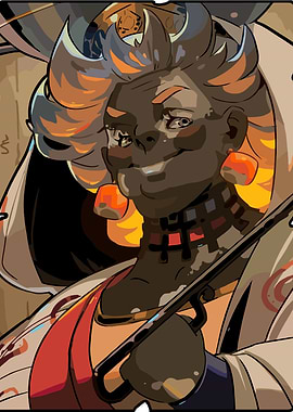 Stylized Hades Portrait of a Woman