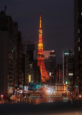 Tokyo Tower at Night