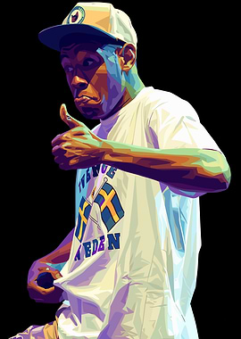 Tyler, the Creator, Pop Art Portrait