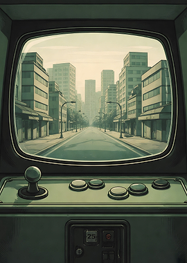 Arcade Machine Cityscape