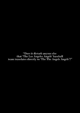 Los Angeles Angels Text Art