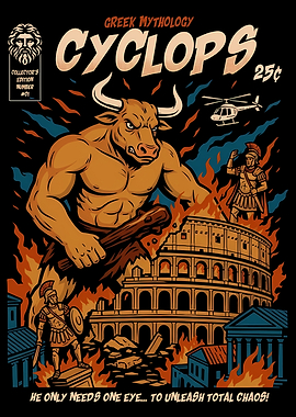 Cyclops Comic Book Cover Art