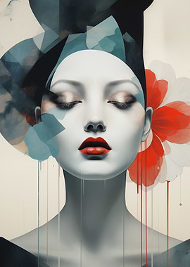 Abstract Woman Portrait