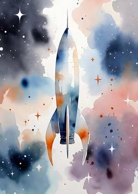 Rocket in Space