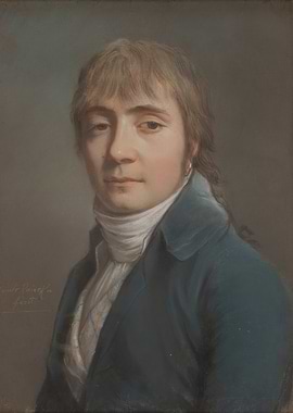 Portrait of a Man in Blue Coat