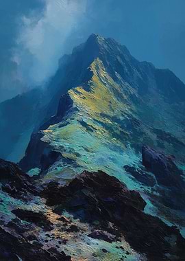 Mountain Ridge Painting