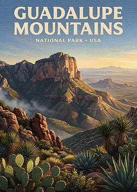 Guadalupe Mountains National Park Poster
