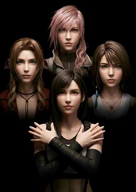 Final Fantasy Female Characters Portrait
