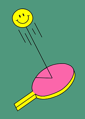 Smiley Face Ping Pong