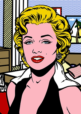 Marilyn Monroe V2 | Roy Lichtenstein