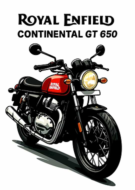 Royal Enfield Continental GT 650 Illustration