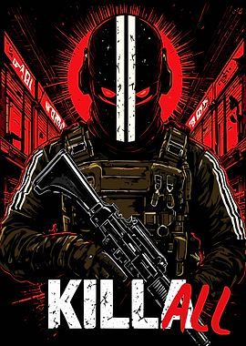 Kill All - Tactical Shooter Illustration