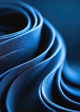 Abstract Blue Swirls