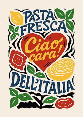 Pasta Fresca dell'Italia Illustration