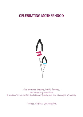 Celebrating Motherhood Minimalist Art