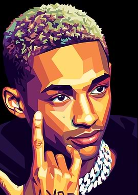 Jaden Smith Colorful Portrait