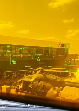 Airbus A400M Atlas HUD view