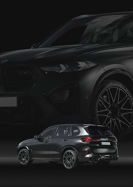 Black BMW X5 M Competition