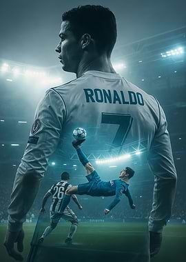 Cristiano Ronaldo Football Art