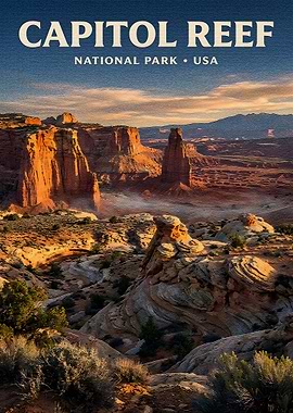 Capitol Reef National Park Poster