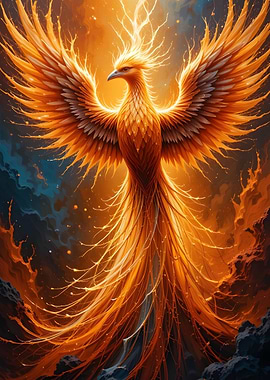 Fiery Phoenix Rising