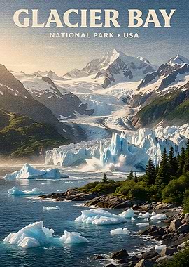 Glacier Bay National Park Poster