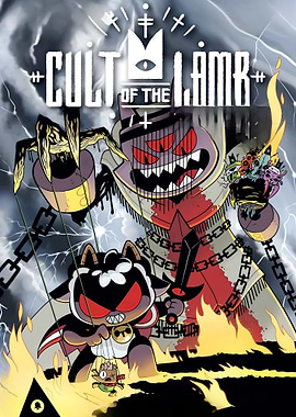 Cult of the Lamb Comic Style Art