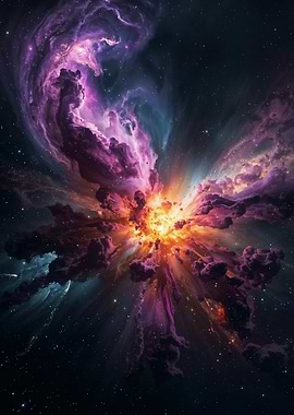 Cosmic Nebula Explosion