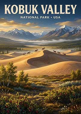 Kobuk Valley National Park Poster