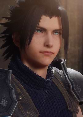 Zack Fair Portrait Final Fantasy