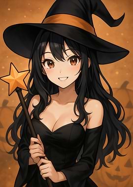 Anime Girl Witch