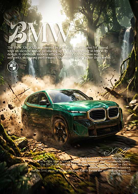 BMW XM 2025 in Jungle Setting