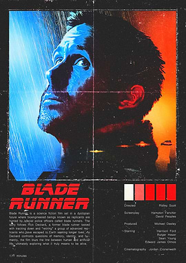 Blade Runner Movie Poster Art