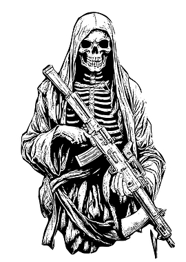 Grim Reaper with Assault Rifle