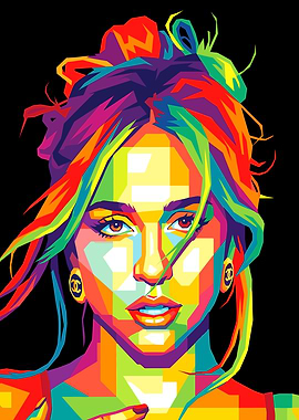 Tate McRae wpap pop art