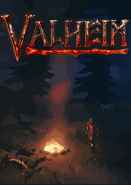 Valheim Game Poster Art