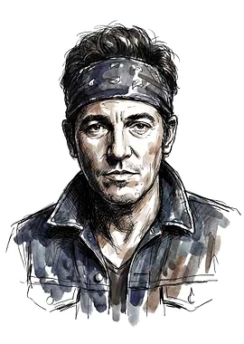 Bruce Springsteen Portrait