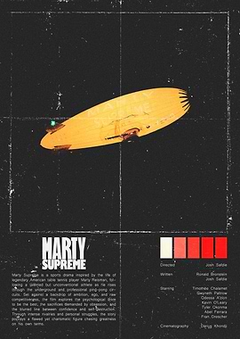 Marty Supreme Movie Poster