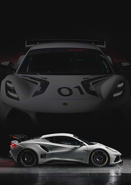 Lotus Emira GT4 Race Car