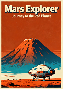 Mars Explorer — Retro Space Odyssey